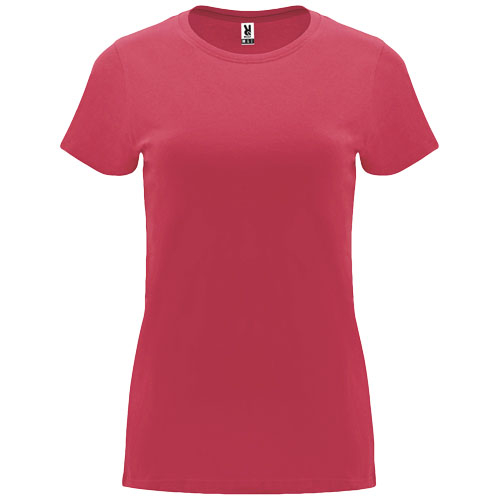 T-shirt promotionnel 170g pour femme Capri Roly Rouge chrysanthème